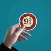Platform Nine And Three Quarters Sticker