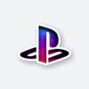 Play Station Logo Sticker