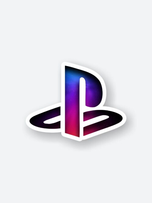 Play Station Logo Sticker