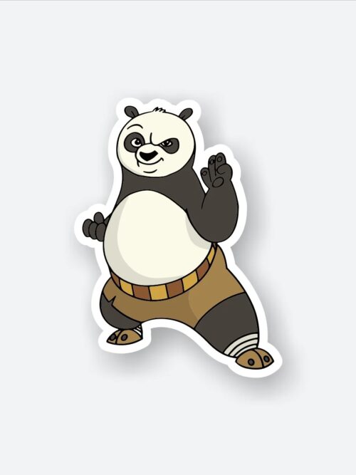 Po Ready To Fight Sticker