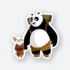 Po And Master Shifu Sticker