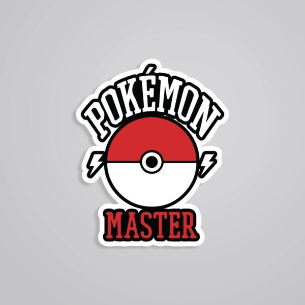 Pokemon Master Logo Anime Stickers_1 Pokemon Master Logo Anime Stickers