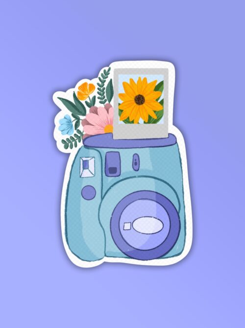 Polaroid Laptop Mobile Stickers