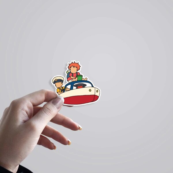 Ponyo & Sosuke's Boat Ride Anime Stickers_2 Ponyo Sosukes Boat Ride Anime Stickers
