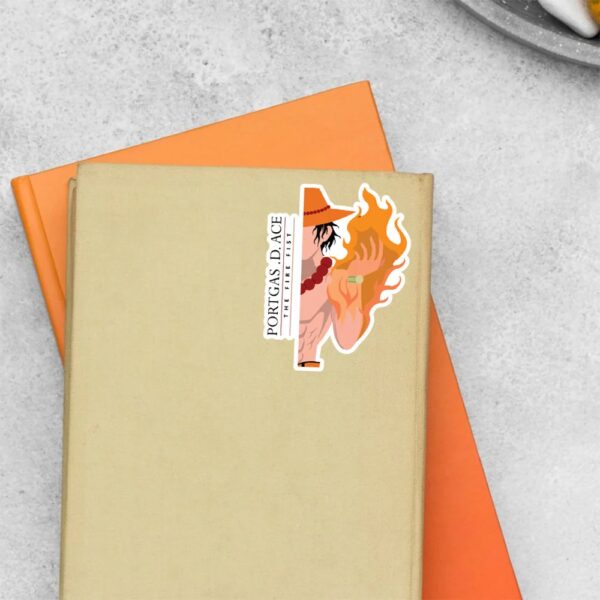 Portgas. D. Ace The Fire Fist Anime Stickers