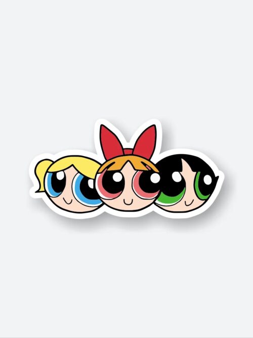 PowerPuff Girls Face Sticker