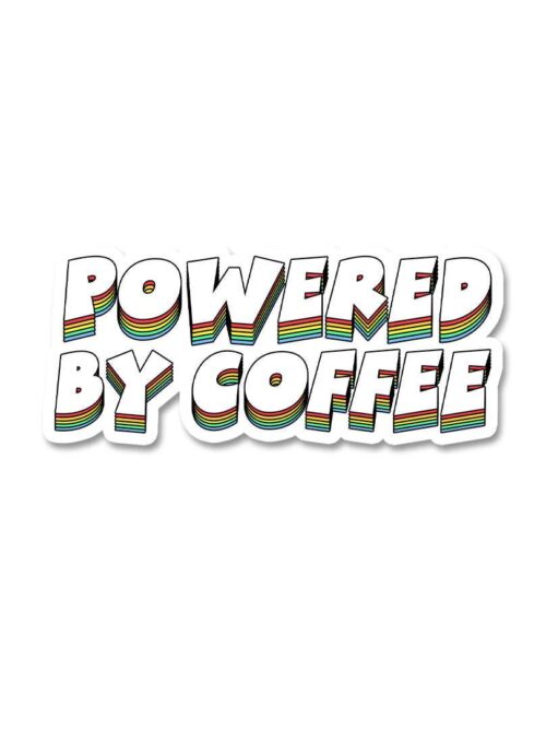 Powered By Coffee Sticker