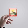 Prague Old Town Scenic Post Stamp Travels Stickers