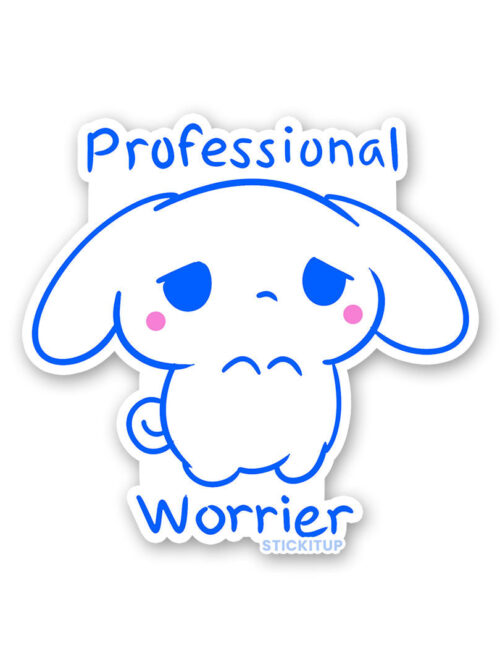 Professional Worrier Sticker