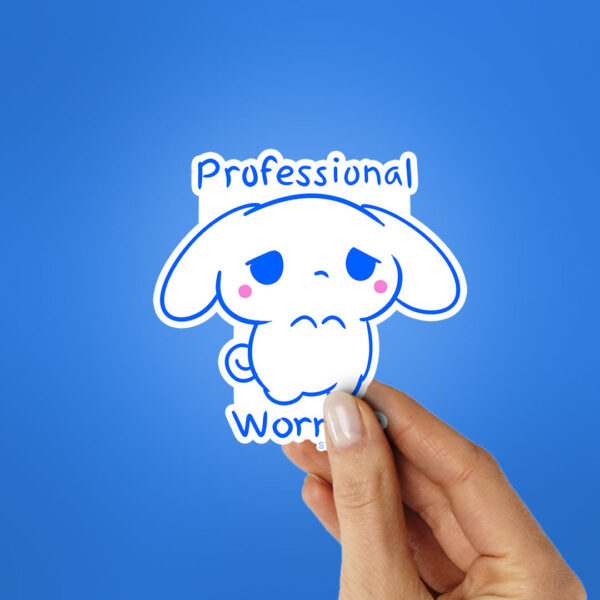 Professional Worrier Sticker