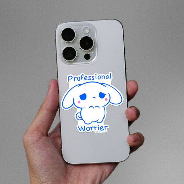 Professional Worrier Sticker