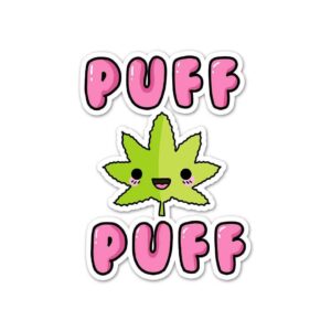 Puff Puff Weed Weed Sticker Puff Puff Weed Weed Sticker