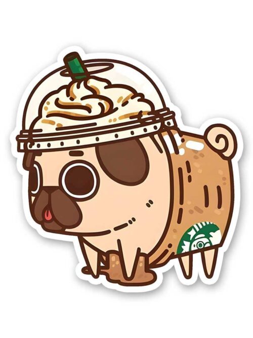 Pugbugs Sticker