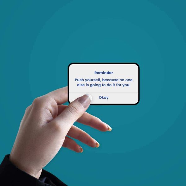 Push Yourself Sticker