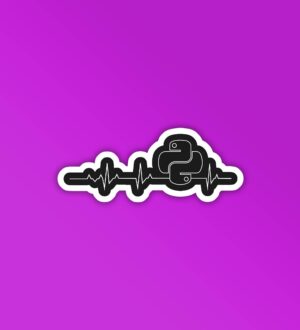 Python Programmer Coding Sticker
