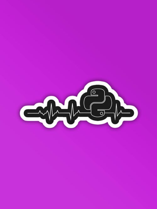 Python Programmer Coding Sticker