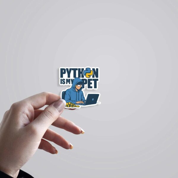 Python Is My Pet Witty Stickers Python Is My Pet Witty Stickers