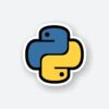 Python Logo Sticker