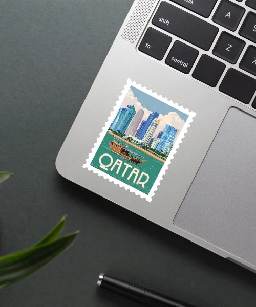 Qatar Sticker