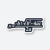 Quadratic Formula Sticker