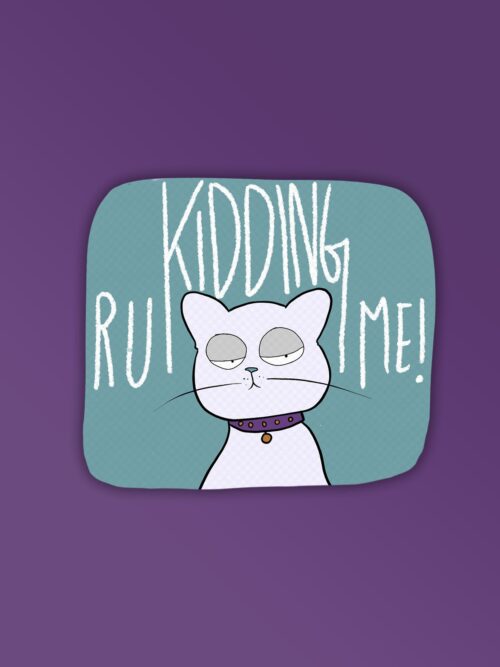 R U Kidding Me Laptop Mobile Stickers