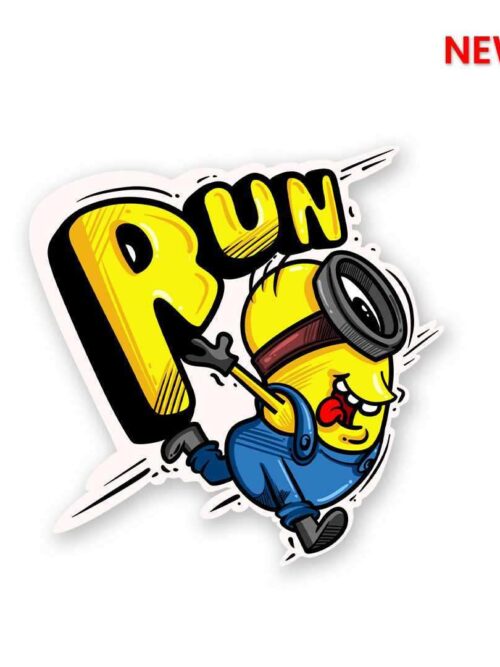 RUN Sticker
