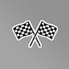 Race Flag Sticker