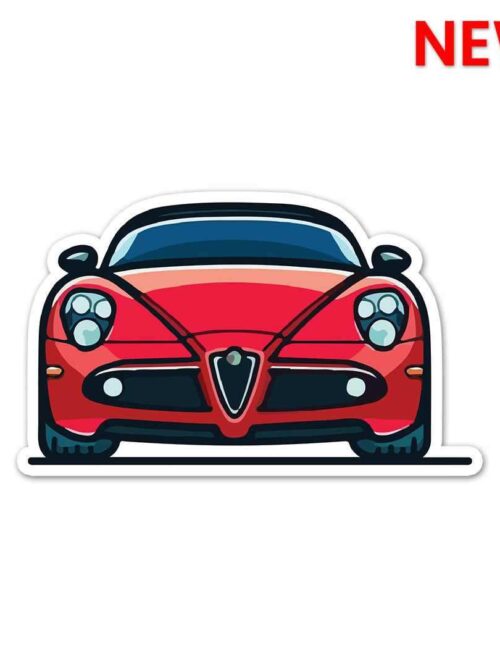 Racer Car Sticker