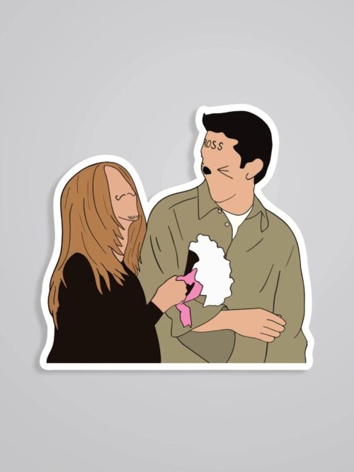 Rachel And Ross TV Shows Stickers