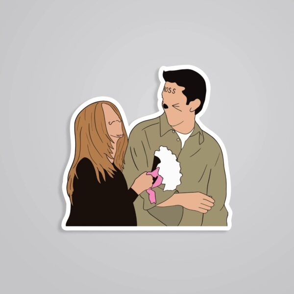 Rachel And Ross TV Shows Stickers