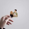 Rachel And Ross TV Shows Stickers