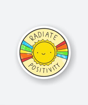 Radiate Positivity Sticker