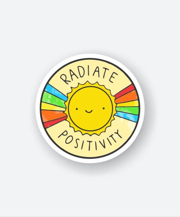 Radiate Positivity Sticker Radiate Positivity Sticker