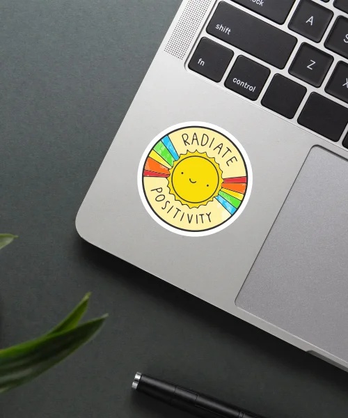 Radiate Positivity Sticker Radiate Positivity Sticker