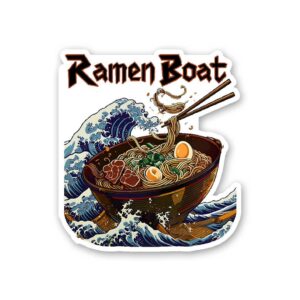 Ramen Boat Sticker Ramen Boat Sticker