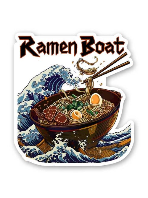Ramen Boat Sticker