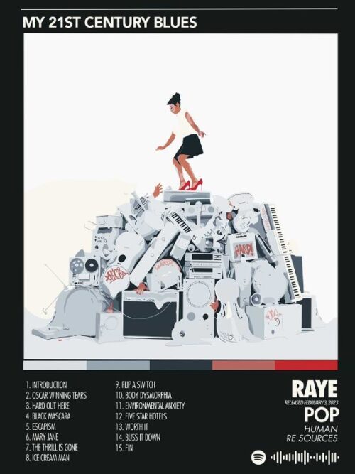 Raye My 21st Century Blues Music Poster