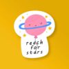 Reach For Stars Space Stickers