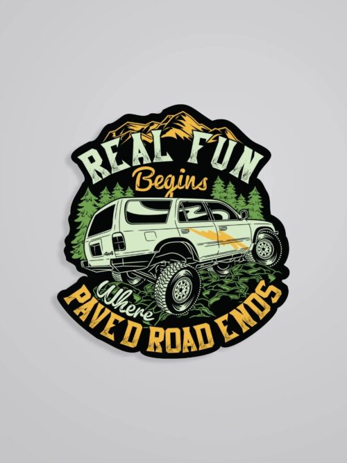 Real Fun Begins Where Paved Road Ends