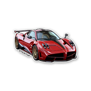 Red Huayra Sticker Red Huayra Sticker