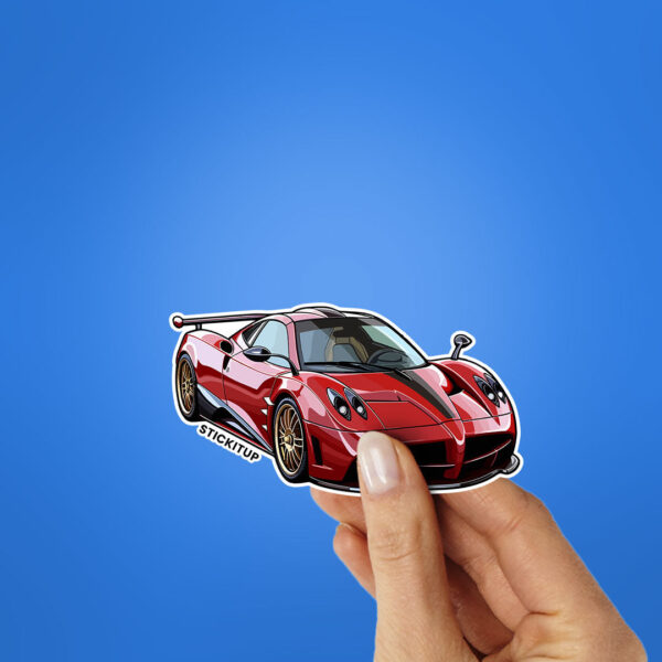 Red Huayra Sticker