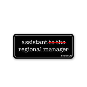 Regional Manager Sticker