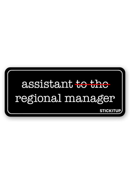 Regional Manager Sticker