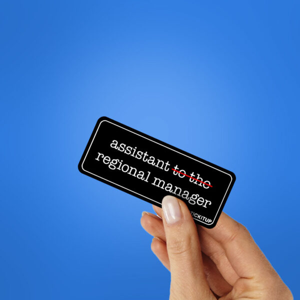 Regional Manager Sticker Regional Manager Sticker