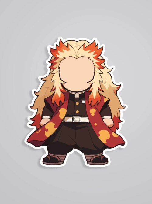 Rengoku Chibi Anime Stickers