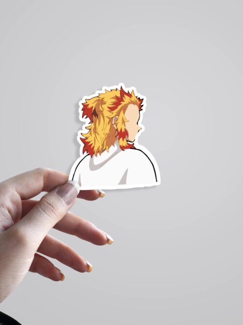 Rengoku Minimalist Anime Stickers