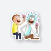 Rick And Morty Ice Cream Sticker