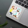 Rick And Morty Ice Cream Sticker