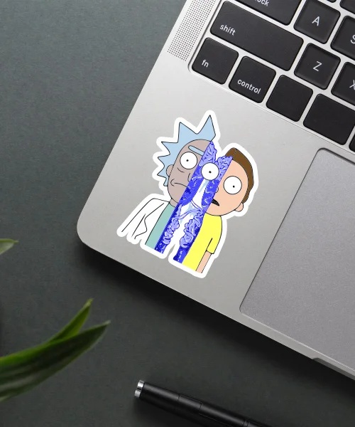 Rick And Morty Split Sticker