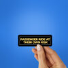 Ride At Your Own Risk Sticker
